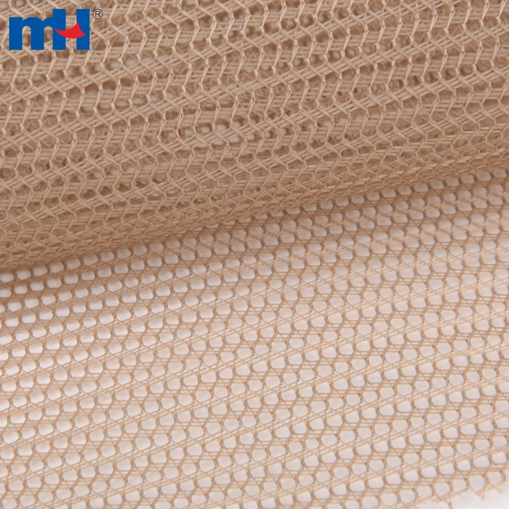 CREAM COLORED MESH NETTING FABRIC