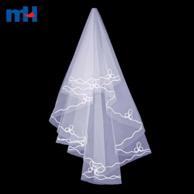 Short Bridal Veil for Bride