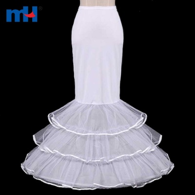 3 Layer Trumpet Slips Mermaid Petticoat