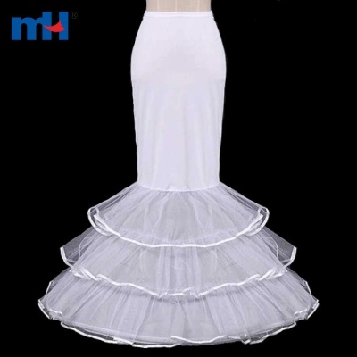 3 Layer Trumpet Slips Mermaid Petticoat