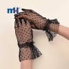 Polka Dot Short Lace Gloves