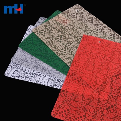 3D Embossed Christmas Non Woven Wrapping Material