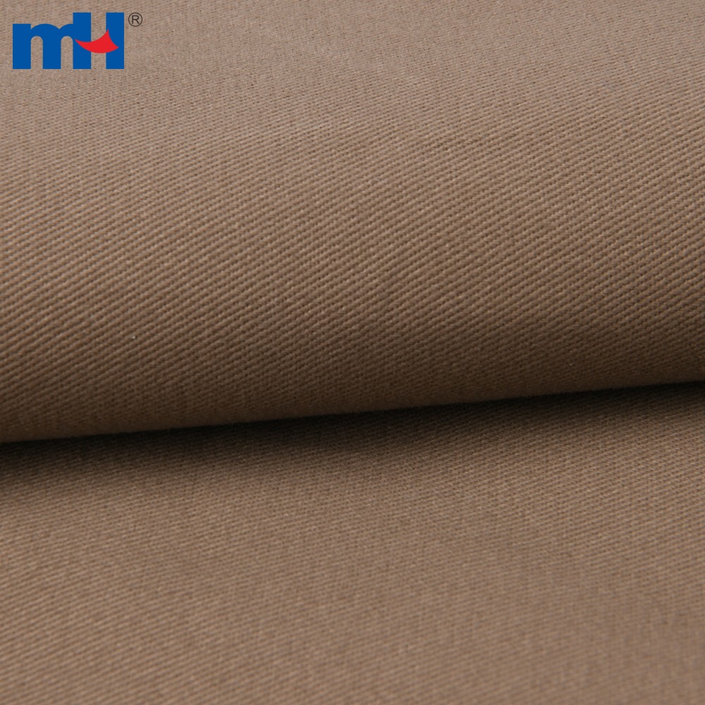 65 Polyester 32 Cotton 3 Spandex Khaki Twill Spandex Fabric for