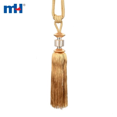 Gland d'embrasse de rideau en strass de 80 cm