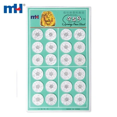 Plastic Press Stud Button