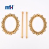 Plastic Curtain Tie Back with Rod