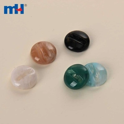 18L 2 Holes Rod Resin Shirt Button