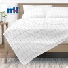 Black White Grid Bedsheet Duvet Cover Material