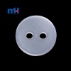 Flat Pearlescent Resin Button