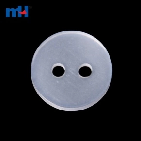 Bouton Plat Résine Nacrée