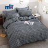 Plaid Polyester Brushed Bedsheet Material