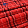 Red Tartan Polar Fleece Material