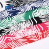 Tela de material de rayón con estampado de palmeras 30S