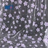 Tissu de dentelle en maille brodée 3D