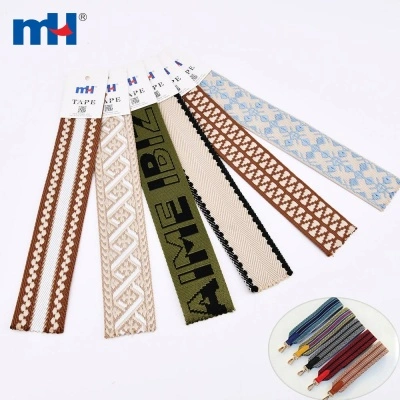 50mm Polyester Jacquard Bag Strap Webbing