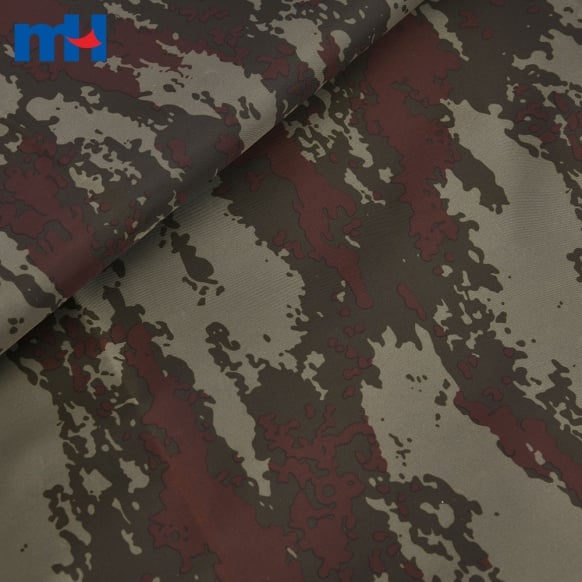 Tissu imperméable enduit de PVC de camouflage imprimé 68D