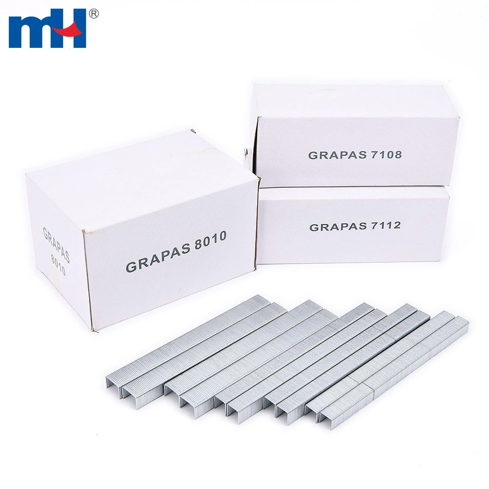 7112 8010 7108 Galvanized Staples for Upholstery Sofa Hardware