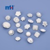 Pearl Rhinestone Buttons