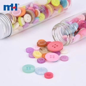 Botones artesanales coloridos de mercería