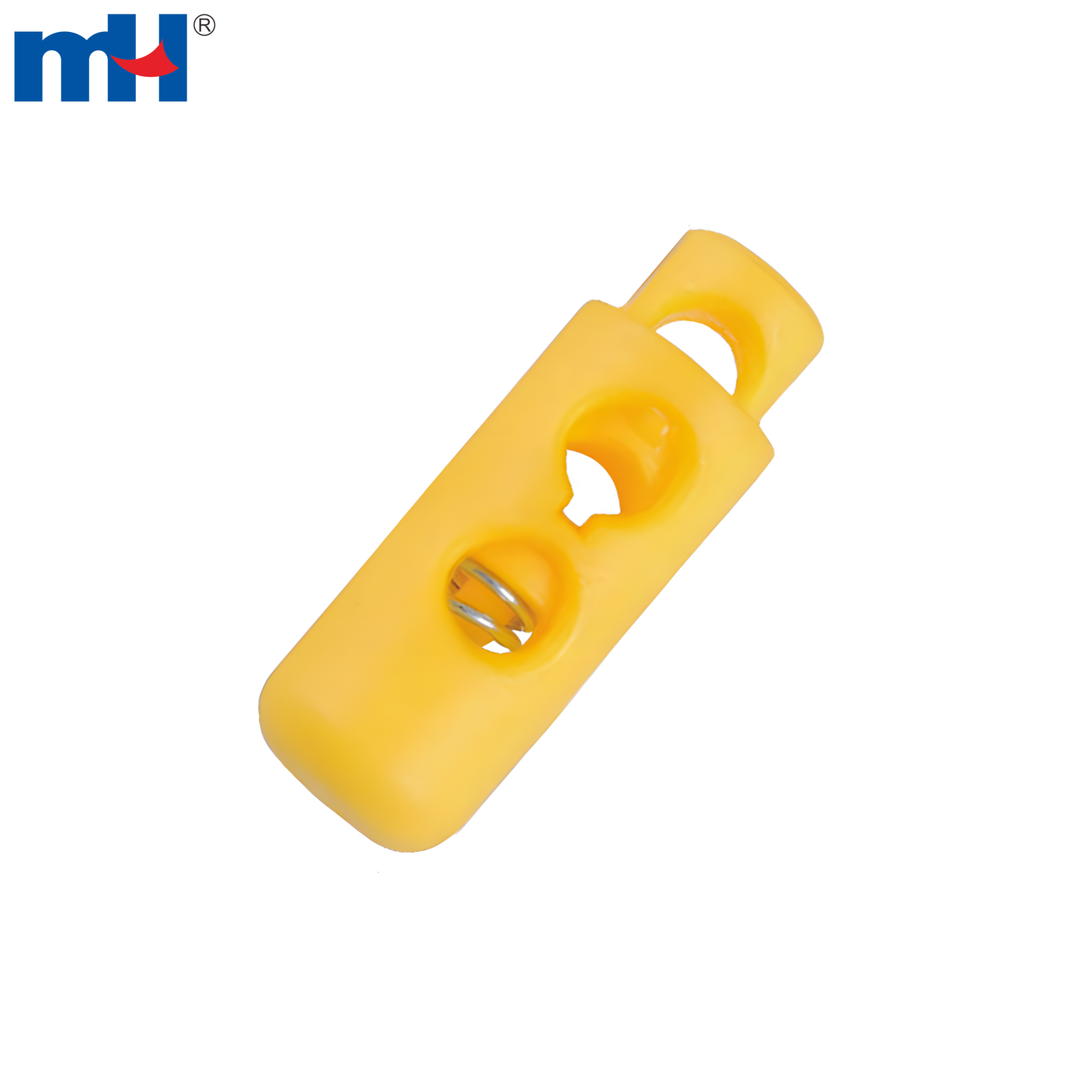 Plastic Stopper with Double Holes for Hoodies and Shoelaces