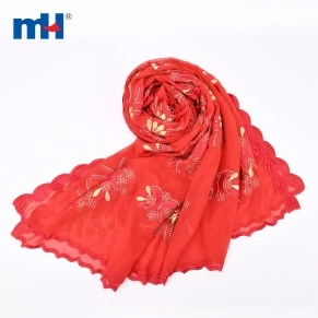 Foulards brodés de strass