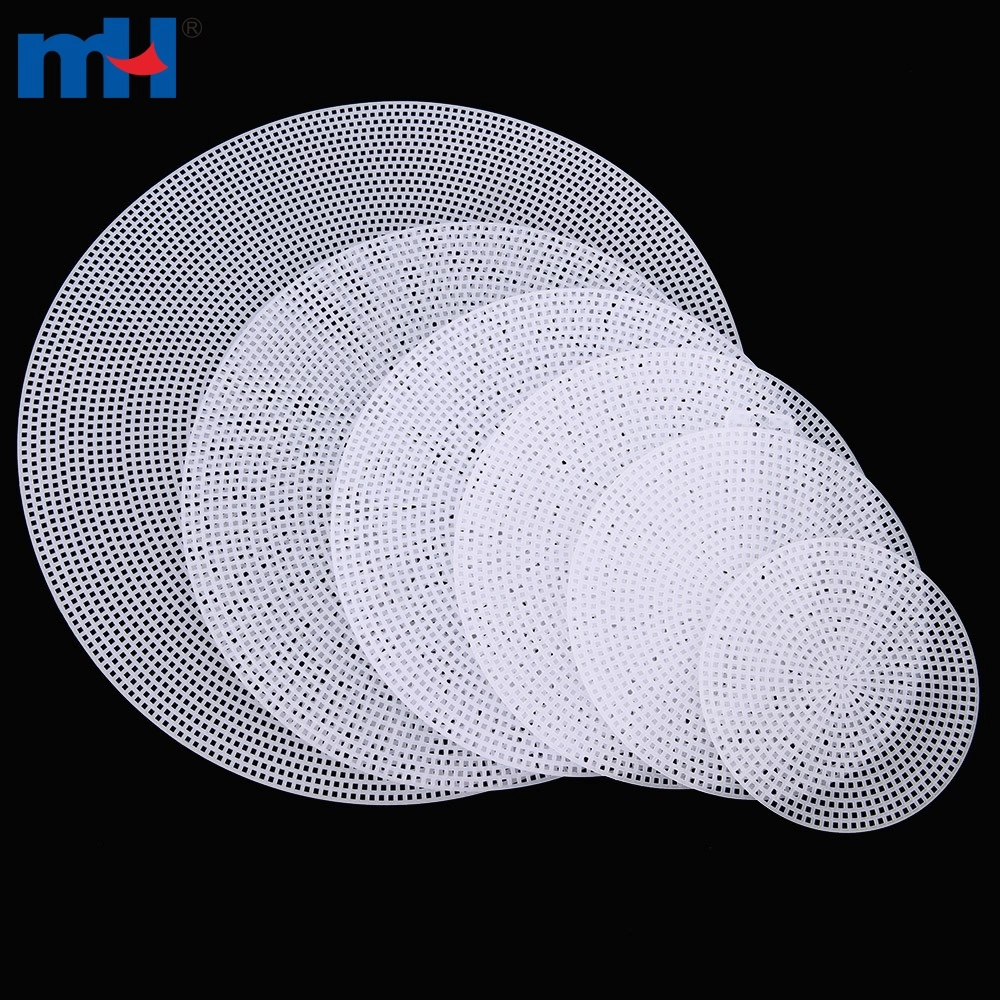 Round Circle Plastic Canvas Shape Mesh Sheets for Bag Bottom/Mat