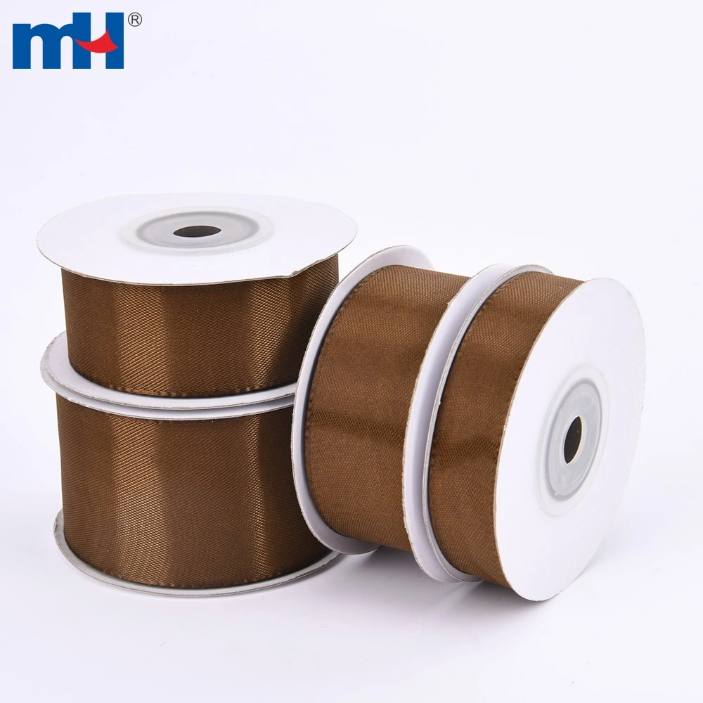 Side Ribbon Component Single Sided Wired Edge Polyester Taffeta Ribbons | Ningbo MH B2B Supplier