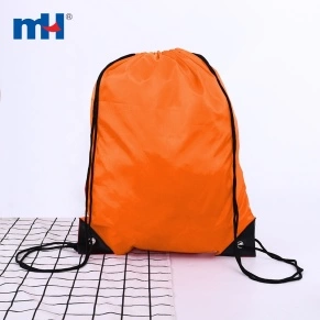 210D Waterproof Polyester Drawstring Backpack Bag