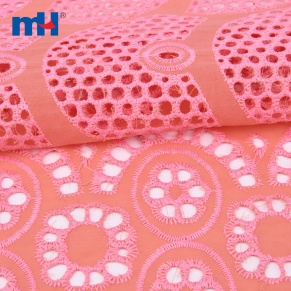 African Eyelet TC Embroidery Lace Fabric
