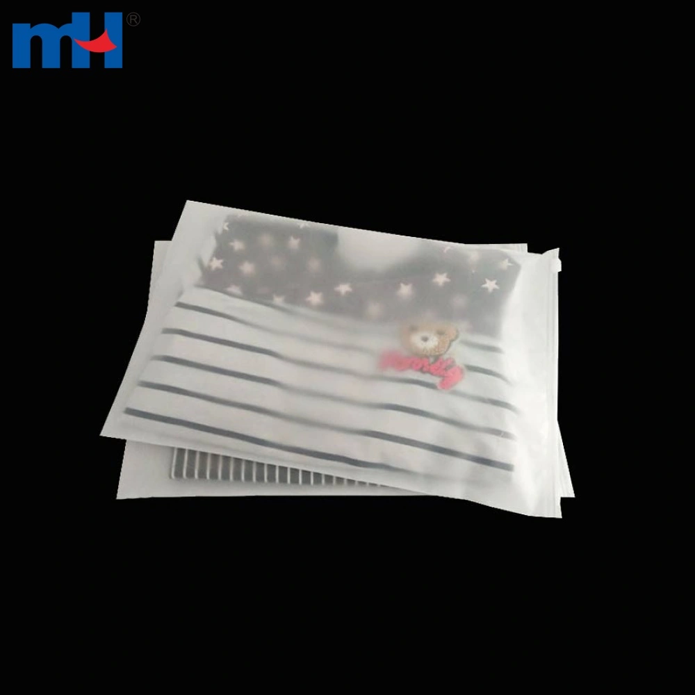 10PCS Travel Frosted Ziplock Bag PE Storage Bag Plastic Zipper EVA  Translucent Bag Ziplock Bag Waterproof Packaging Bag