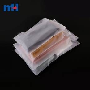 Sachets en plastique d'emballage transparents zip-lock givrés