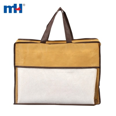 Non Woven Fabrics Transparent PVC Organizer Bag