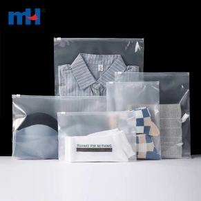 Sacs d'emballage refermables pour t-shirts à fermeture éclair PE/EVA