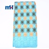Rhinestone Africa Swiss Lace Fabric