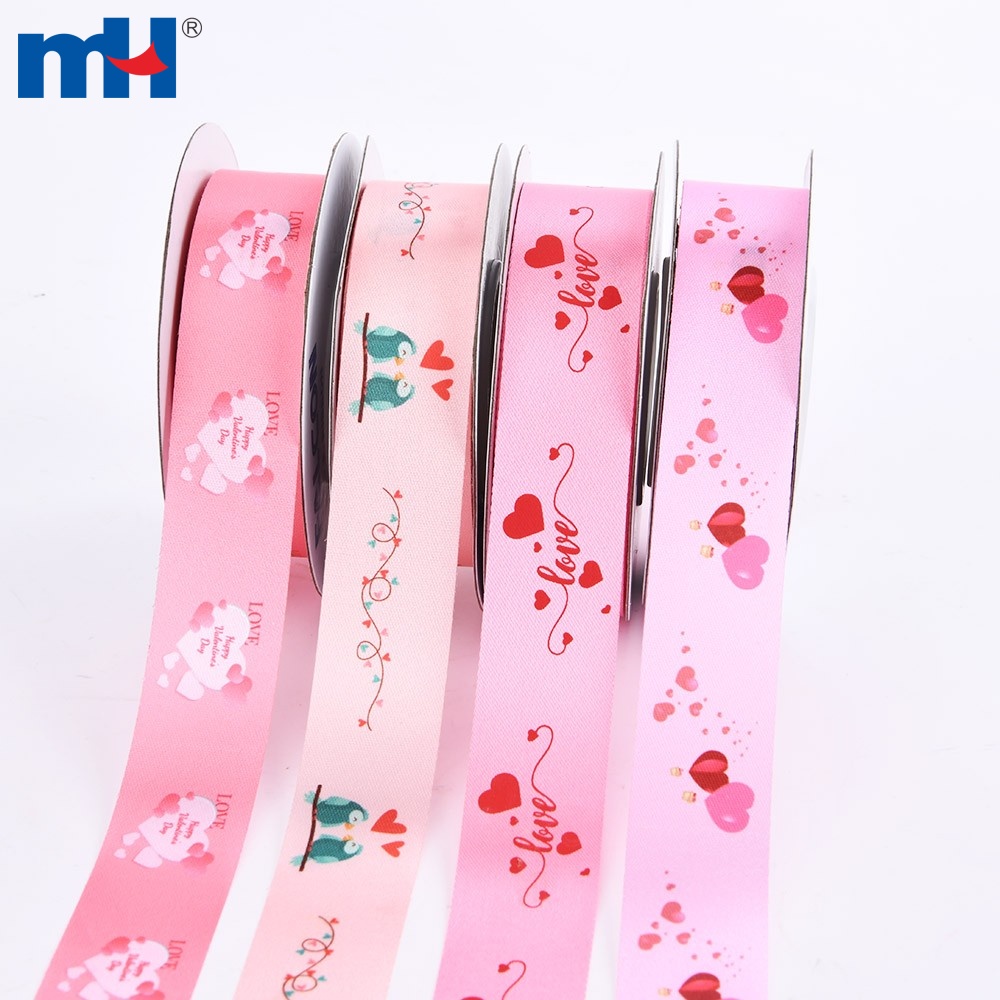 Ribbon: Happy Hearts - 25mm