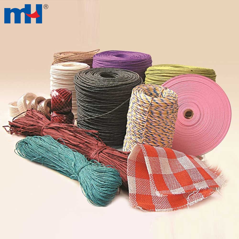 Colourful DIY Twisted Raffia Craft Paper Rope