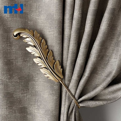 Floral Gold Leaf Tieback Curtain Holder