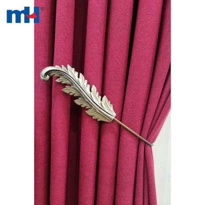 Floral Silver Leaf Tieback Curtain Holder