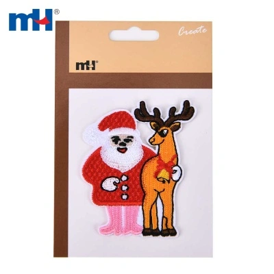 Patchs de broderie d'éléments de noël appliqués