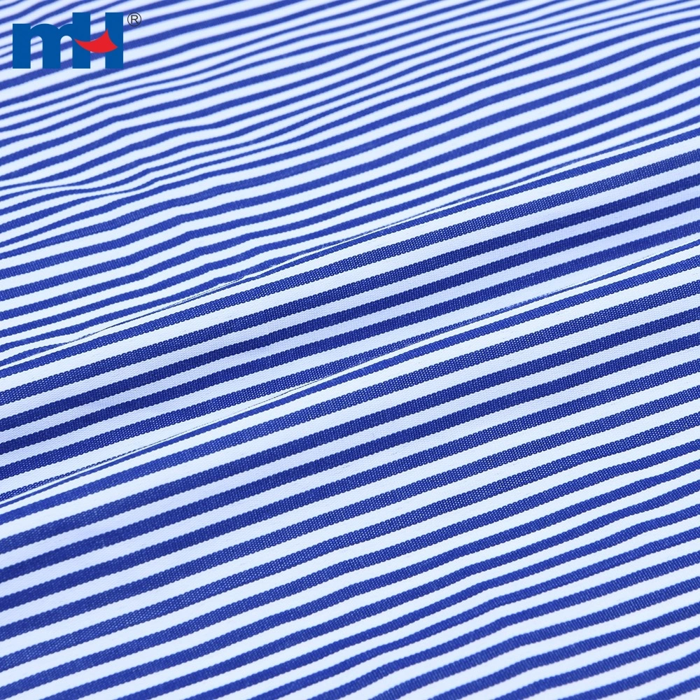100% Polyester Striped Fabric for Nurse Scrub/Uniform Shirt Material