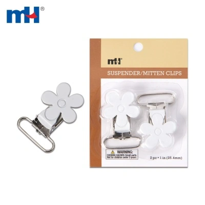 Flower-Shape Suspender Clips