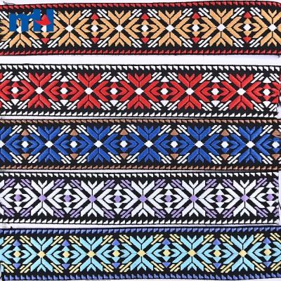 50mm Woven Ethnic Jacquard Webbing