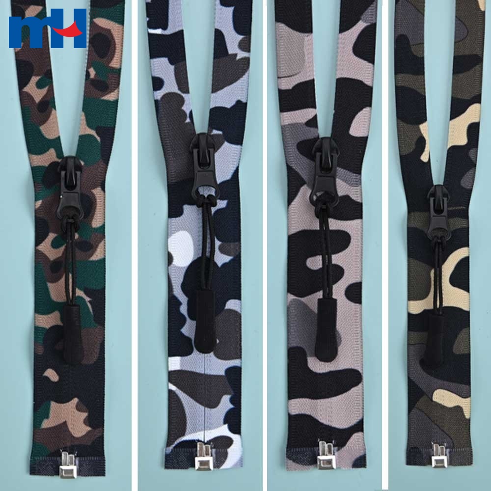 24NZ - fermeture éclair camouflage