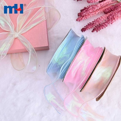 Iridescent Sheer Ribbon for Gift Wrapping