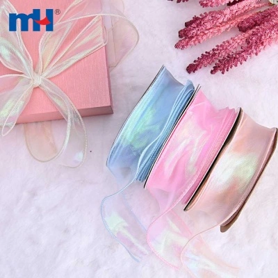 Iridescent Sheer Ribbon for Gift Wrapping