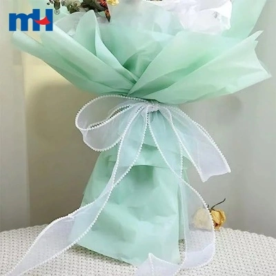 Pearl Edge Organza Ribbon