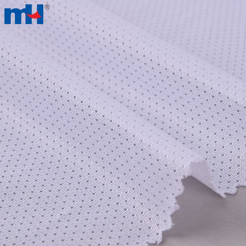 MH 100% Polyester Double-sided Jersey Mesh Fabric for Basketball Shirt