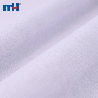 90*60 Poplin White Fabric