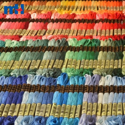 100% Cotton Embroidery Thread - 8m*6 Strands