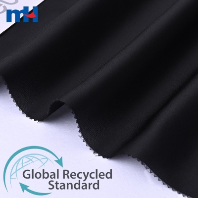 Recycled satin chiffon